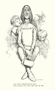 De man is nadrukkelijk gek, die het beste drinkt, maar toch verdrietig kan zijn door William Heath Robinson